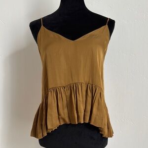 Sandro Golden mustard Camisole Top